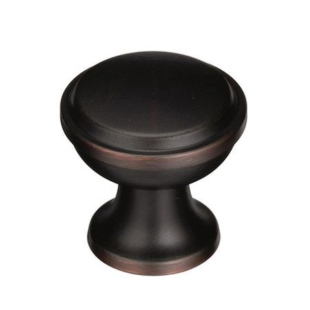 Amerock 1.19 in. Westerly Cabinet Knob - Oil Rubbed Bronze A53718 ORB